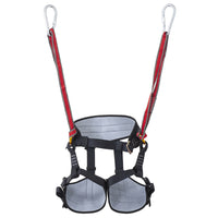 Full Body Harness for Ziplining and High-Altitude Work, Wear-Resistant Fall Protection Safety Belt