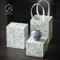 Japanese Style Tea Ceremony Gift Box with Teapot and Cups