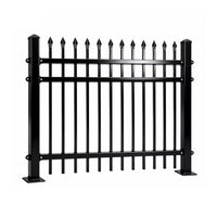 Zinc Steel Fence Panel for Villas, Schools, and Gardens - Outdoor Security Barrier