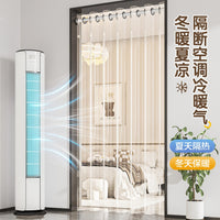 Magnetic Thermal Insulated Door Curtain for Air Conditioner Draft Block and Room Divider