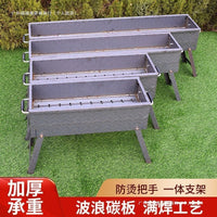 Portable Folding Charcoal BBQ Grill for Outdoor Camping and Home Use
