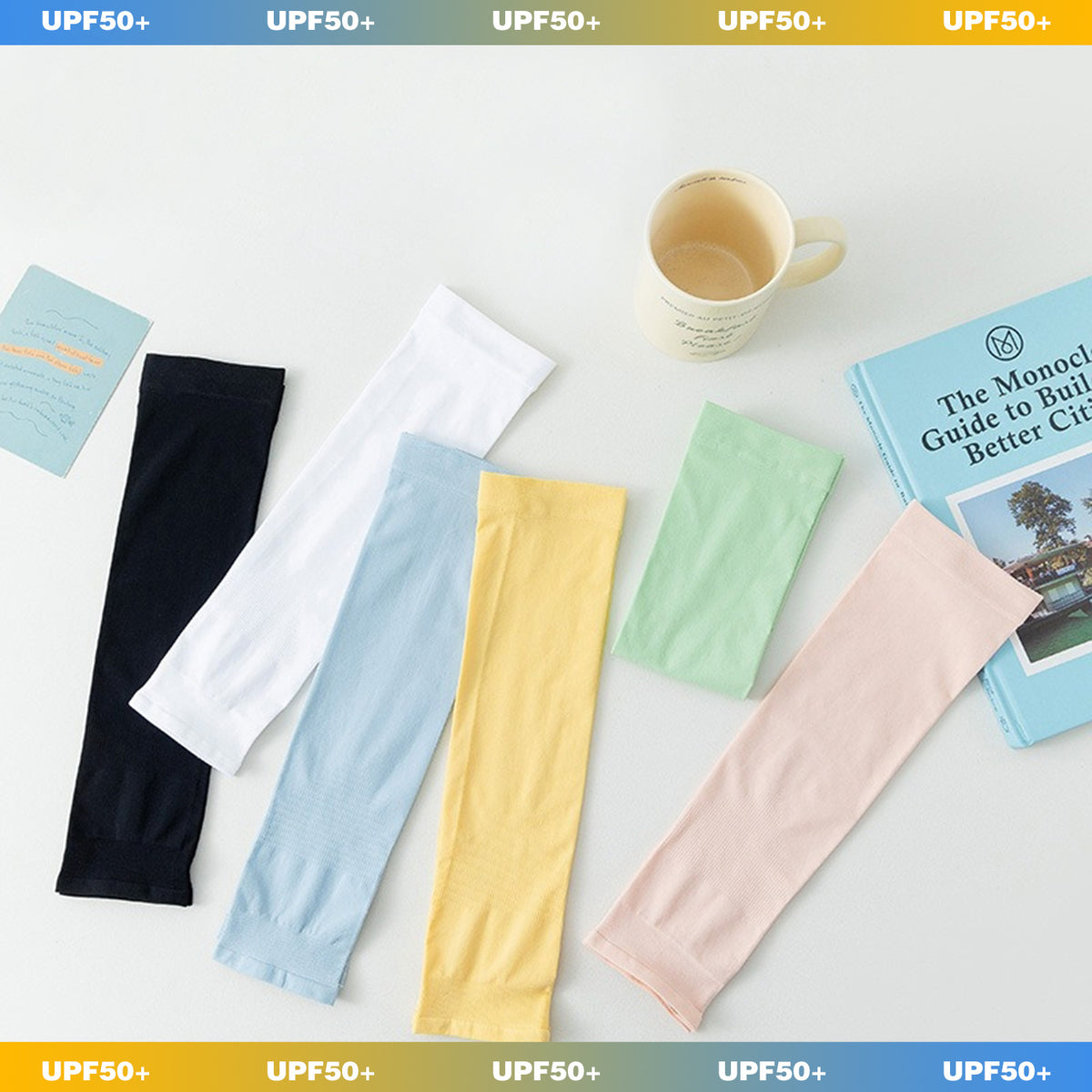 Kids Sun Protection Arm Sleeves, Breathable Ice Silk Cooling Arm Warmers for Outdoor Wear