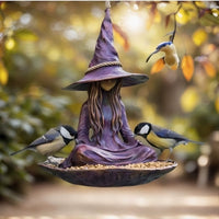 Witch Garden Hanging Bird Feeder Decoration