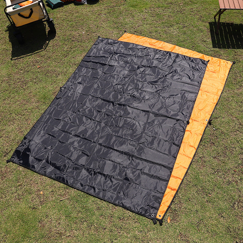 Waterproof Oxford Cloth Outdoor Camping Mat, Thickened Ground Tarp for Tent, Picnic, and Sunshade