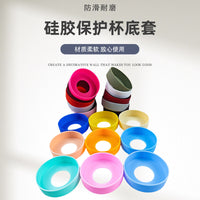 Silicone Anti-Slip Coaster and Insulated Sleeve for Water Bottles and Tumblers (5-10cm Diameter)