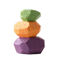 Aquarium Decorative Colorful Stacked Stone Hideaway Ornament for Fish Tank Landscaping