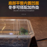 Nomoy Pet Reptile Breeding Box Transparent Terrarium for Spiders Geckos Amphibians