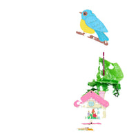 DIY Wooden Insect & Hawaiian Wind Chime Craft Kit for Kids, Spring Animal Coloring Art Set for Parties & Home Decor