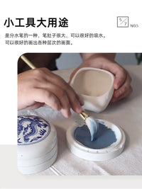Professional Ceramic Painting Brush Set for Underglaze and Overglaze Techniques