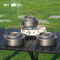 Portable Outdoor Camping Kettle Teapot Set for Hiking and Picnics