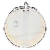 MBAT 14-inch Silver Snare Drum with Accessories for School Band Performance