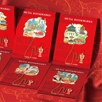 Chinese City Landmark Metal Bookmark Souvenir Gift