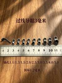 Ceramic Fishing Rod Guide Rings for Micro Rods, Tip Repair and Modification Kit