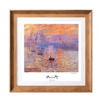 American Retro Square Photo Frame for Tabletop or Wall Mounting, 6-inch to A4, for Oil Paintings and Calligraphy