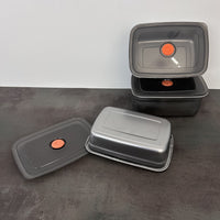 Stainless Steel Food Storage Containers with Lids, Airtight Meal Prep Boxes for Refrigerator, Outdoor, and Travel