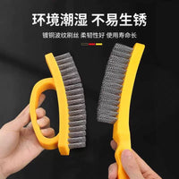 Stainless Steel Wire Brush Set with Long Handle for Rust Removal and Cleaning