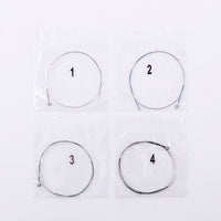Qingge CT00 Violin Strings, Steel Core with German Silver Winding, Full Set or Single Strings