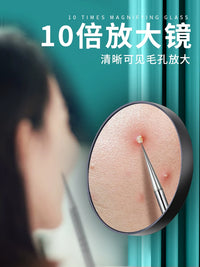 Acne Extractor Kit Blackhead Remover Pimple Popper Tool Set with Magnifying Glass