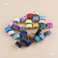 Sewing Machine Bobbins with Thread, 60-Piece Set for Electric Mini Sewing Machines