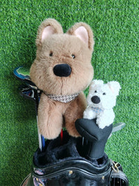 Cute West Highland Dog Golf Club Headcover for Driver Fairway Woods Irons