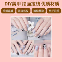Professional Nail Art Brush Set for Gel Polish and French Manicures