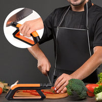 Portable Tungsten Steel Diamond Knife Sharpener for Kitchen and Outdoor Use