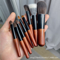 Mini Travel Makeup Brush Set with Portable Bag for Eyeshadow and Blush