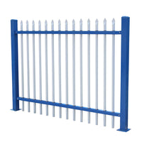 Zinc Steel Fence Panel for Residential, School, and Industrial Perimeter Security