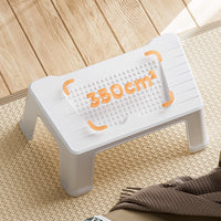 Ergonomic Under Desk Footrest with Massage Surface for Office and Living Room