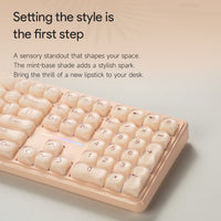 FURYCUBE IP108 Mechanical Feel Wireless Bluetooth Keyboard with RGB Backlight