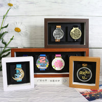 Marathon Medal Display Frame Dustproof Shadow Box for Race Badges and Awards