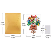 3D Pop-Up Mother's Day Greeting Card with Lace Butterfly Design