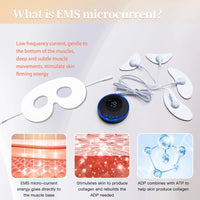 EMS Eye Massager Microcurrent Facial Lifting Device for Skin Tightening and Anti-Wrinkle