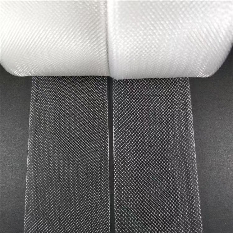 Transparent Elastic Fishbone Mesh Fabric for Wedding Dresses and Latin Dance Skirts
