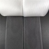 Transparent Elastic Fishbone Mesh Fabric for Wedding Dresses and Latin Dance Skirts