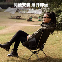 Portable Aluminum Alloy Folding Camping Chair for Outdoor Beach Fishing