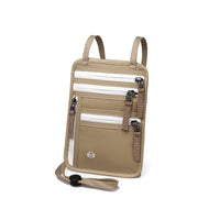 RFID Blocking Waterproof Travel Wallet with Passport Holder and Card Slots