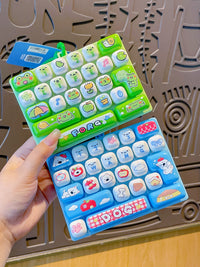 Cartoon Animal 26-Key Decompression Keyboard Keychain for Kids' Backpacks and Gifts
