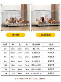 Automatic Cleaning Chicken Coop with Rain Cover and Nest Box for Outdoor and Indoor Use