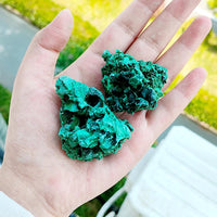 Natural Malachite Raw Crystal Mineral Specimen Irregular Azurite Stone Ornament