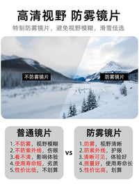 Spherical Anti-Fog Ski Goggles for Men and Women - Over-Glasses Design