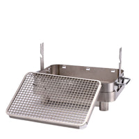 New Stainless Steel Thickened Portable Outdoor BBQ Grill with Handle Large Smoker Roaster Rectangular Mesh