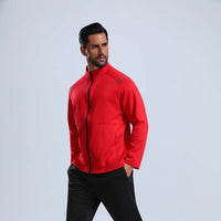 Unisex Stand-Collar Cardigan Jacket, 260g Autumn/Winter Long-Sleeve Outerwear for Teams, Customizable Logo