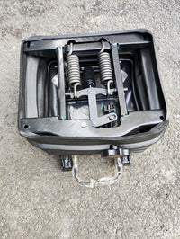Universal Suspension Seat Base with Slide Rails for Agricultural, Construction, and Marine Vehicles