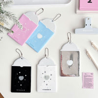 Fuzzy Animal 3-inch PVC Photocard Holder for K-Pop Photocards and ID Cards