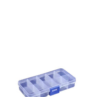 Multi-Grid Transparent Plastic Storage Box for Electronic Components and Small Parts