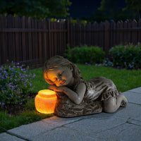 Solar Angel Lantern Garden Projection Light Outdoor Decoration