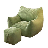 Oversized Soft Devil Bean Bag Chair for Bedroom Balcony, Fabric Lazy Sofa Tatami
