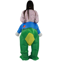 Inflatable Dinosaur Rider Costume for Halloween & Christmas Parties