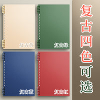 B5/A5 Detachable Coil Notebook for Students, Thickened Journal with Lined/Blank/English Pages